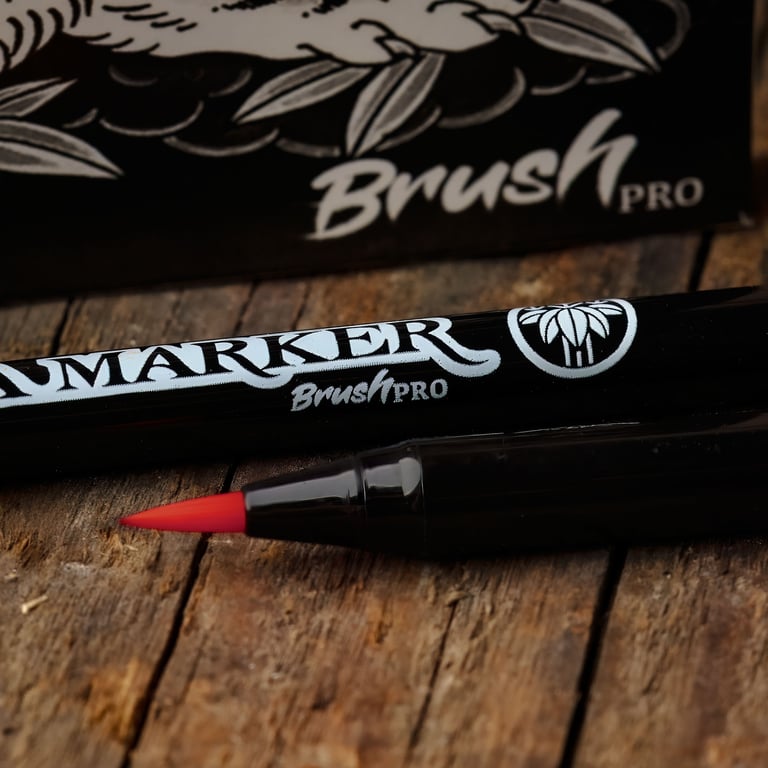 PACK TORA MARKER BRUSH PRO CHI RED