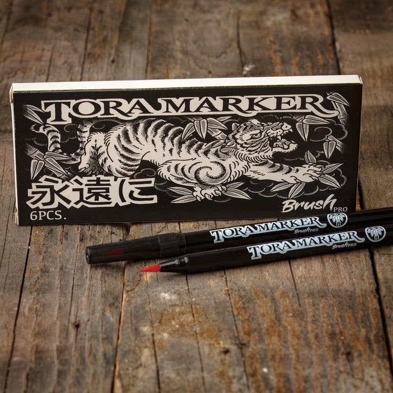 PACK TORA MARKER BRUSH PRO CHI RED Image 2