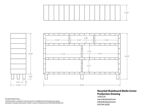 Image of Custom Media Cabinet