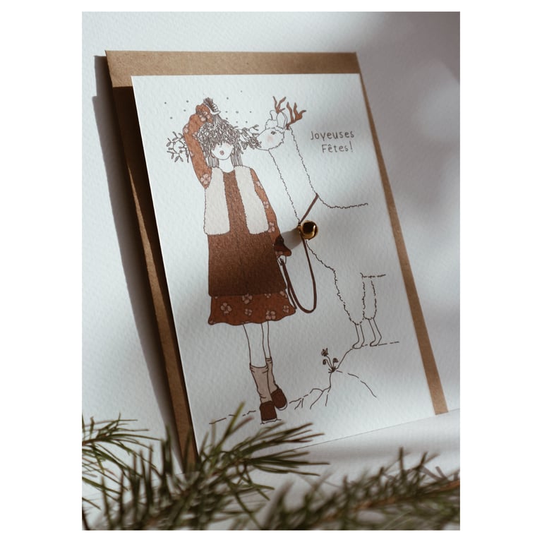 Carte postale "Joyeuses Fêtes" Image 3