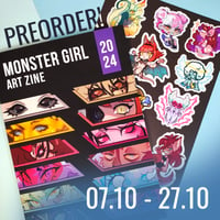 Image 1 of Monster Girl Art Zine PREORDER!