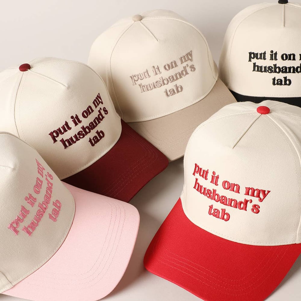 Image of "Put It On My Husband's Tab" Cap