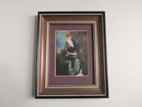 Image 2 of Lily Marchioness of Anglesey 1909 by D. Phil Morris, Small Vintage Art Print, Framed (frame marks)  