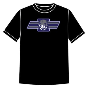 Image of BLUE CHEVY FELIX BLACK TSHIRT