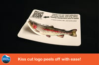 Image 3 of Custom Sticker "Cards" - w/ 3x3 Peel-off Logo