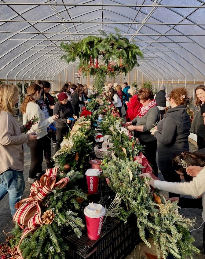 Image of Holiday Wreath WORKSHOP