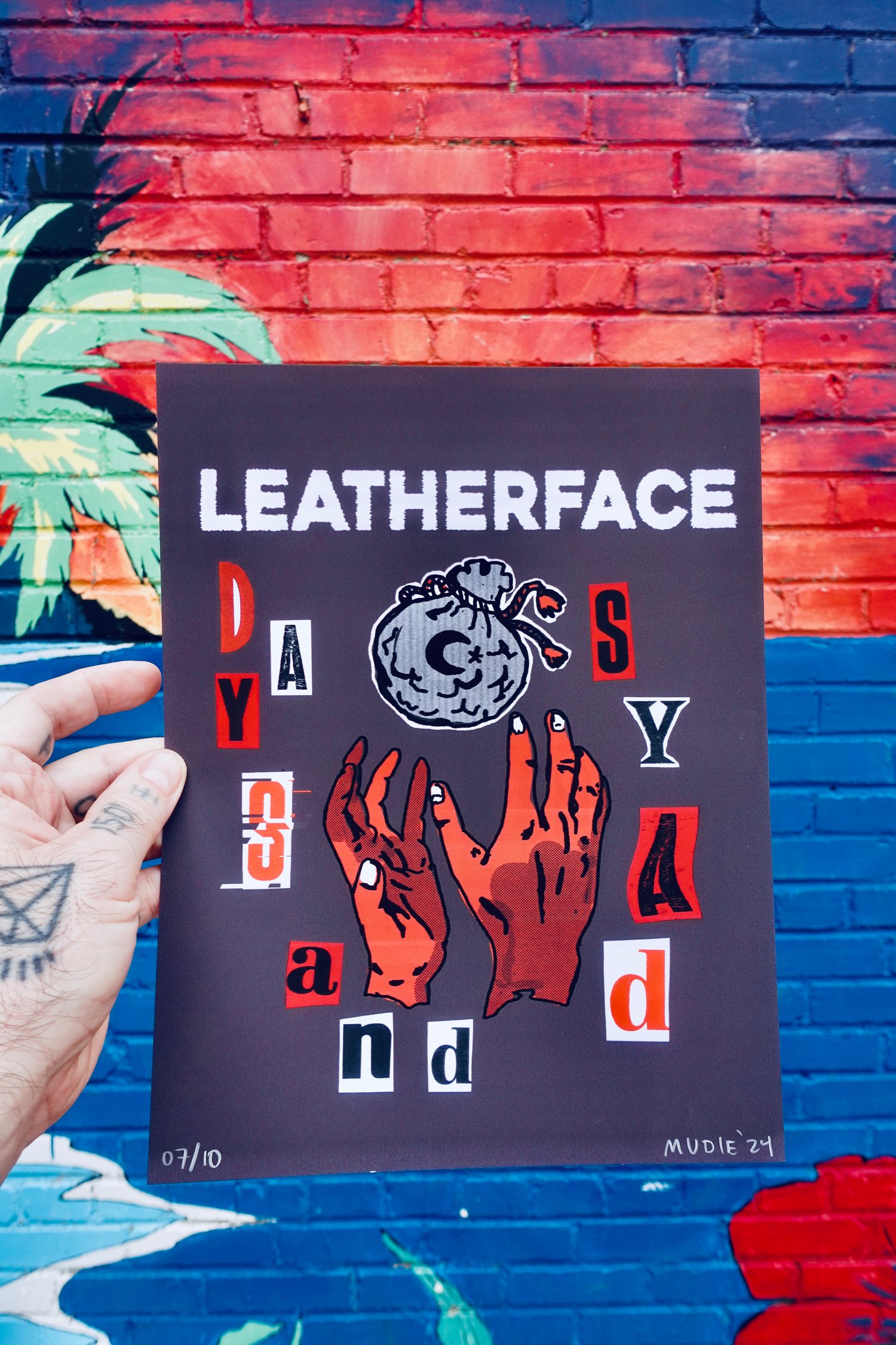 Image of Leatherface x MUDIE ART PRINTS 