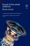 MSL Wireless Bluetooth Speaker with Microphone RGB Portable Music Player