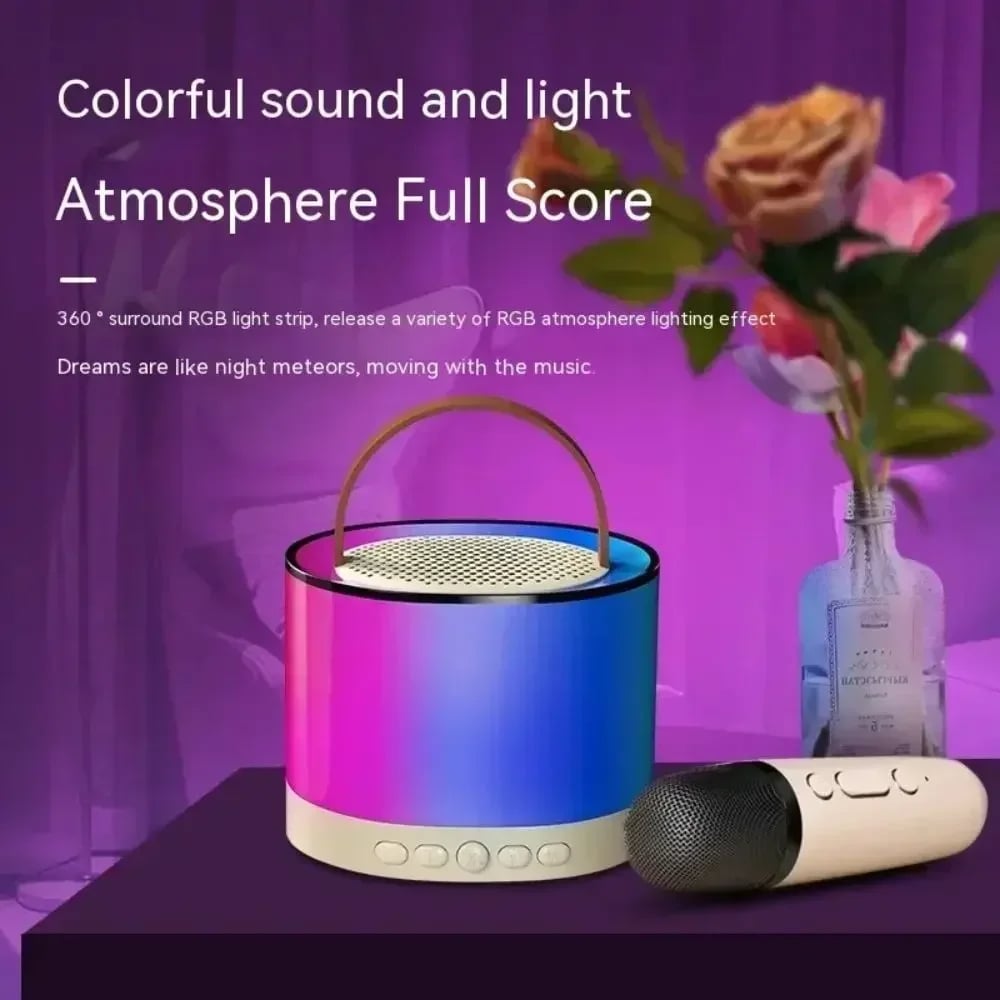 MSL Wireless Bluetooth Speaker with Microphone RGB Portable Music Player