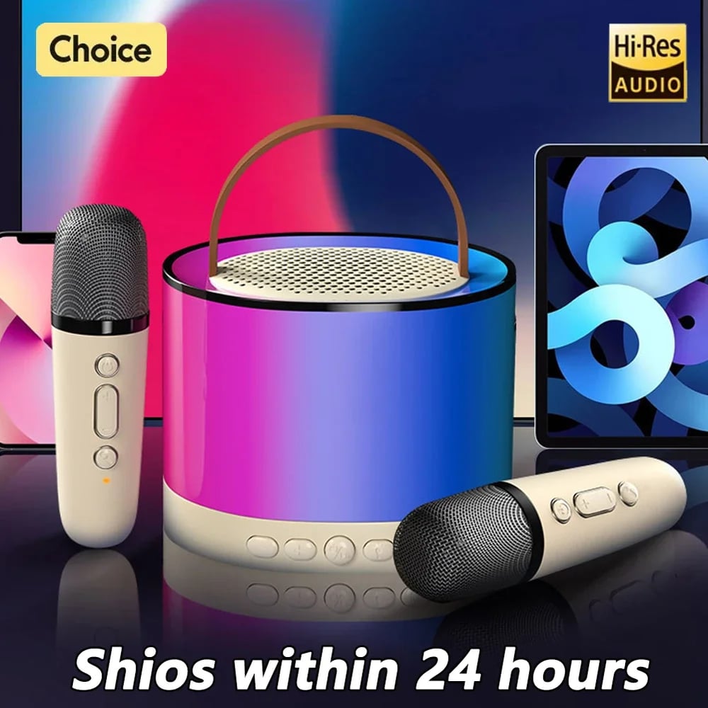 MSL Wireless Bluetooth Speaker with Microphone RGB Portable Music Player