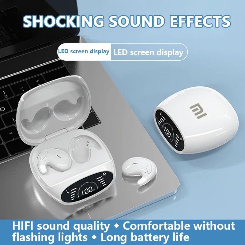 MSL Invisible Bluetooth Earbuds with Mic - IPX5 Waterproof, HiFi Sound