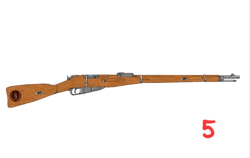 Image of The BIG 5 Rifle set 