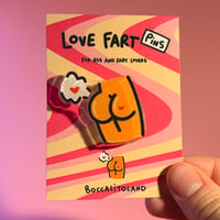 Image 1 of PINS - LOVE FART 💨🩷