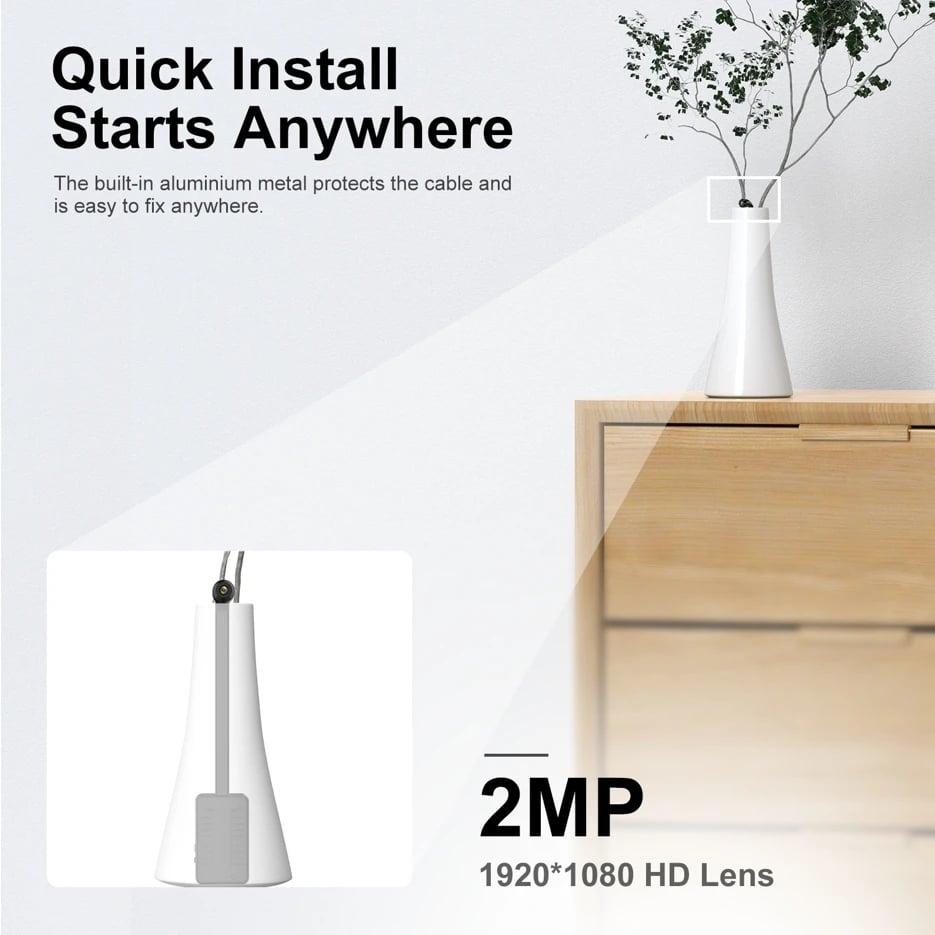MSL 1080HD WiFi Mini Camera - Loop Recording Surveillance with Remote Monitor