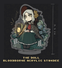 Image 5 of [☆PREORDER] Bloodborne acrylic standee [doll, hunter, background]