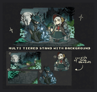 Image 4 of [☆PREORDER] Bloodborne acrylic standee [doll, hunter, background]