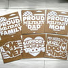 Vinyl Decals (Nurse, Teacher, Military)