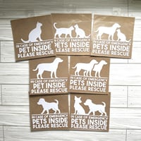 Image 1 of Pet Alert Decals