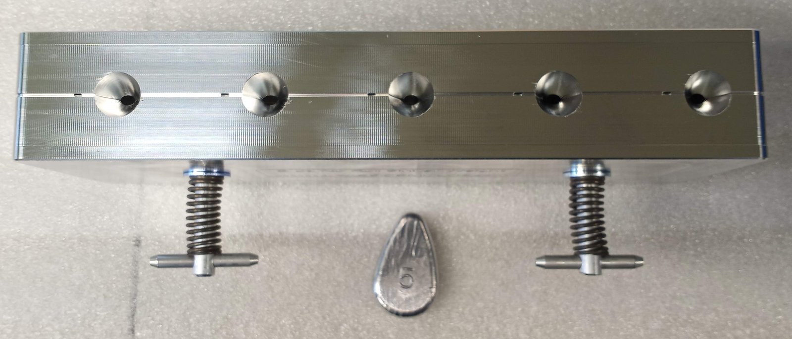 5 oz No Roll Sinker Mold - 10 CAVITY Production Mold | Lake Side