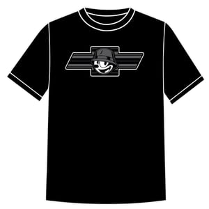 Image of GREY CHEVY FELIX BLACK TSHIRT