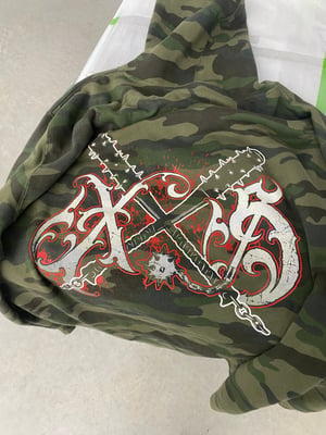 Image of XecutionStyle / Bats camo pullover Hoodie