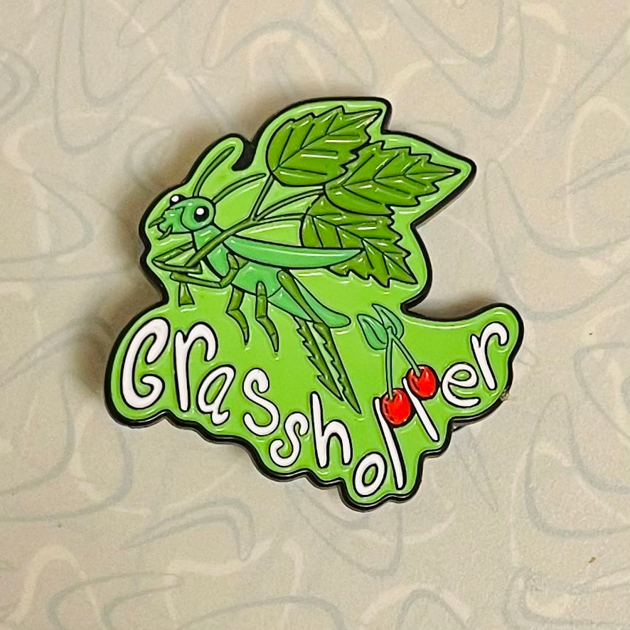 At Random Milwaukee GRASSHOPPER Ice Cream Cocktail 1.75" Enamel Pin