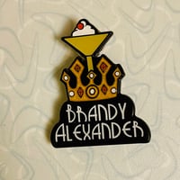 Image 3 of At Random Milwaukee BRANDY ALEXANDER 1.75" Soft Enamel Pin