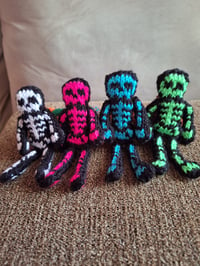 Image 5 of Mini Knitted Skeletons and Pumpkins (Set of 2 Each)