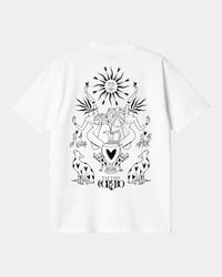 Image 1 of T-SHIRT BLANC/NOIR