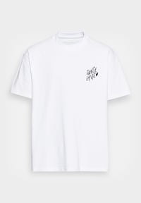 Image 2 of T-SHIRT BLANC/NOIR