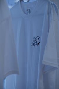 Image 5 of T-SHIRT BLANC/NOIR