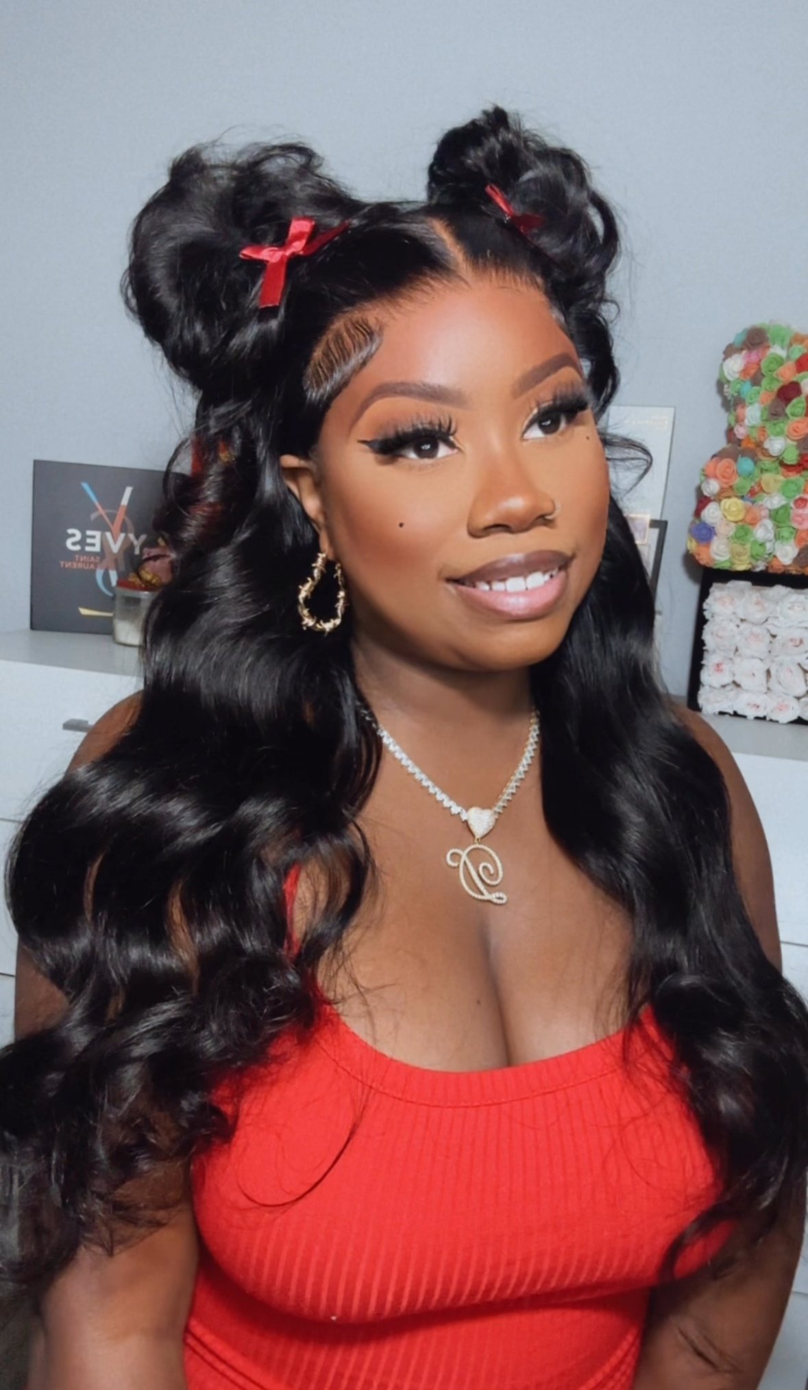 Image of 7”x5” Body Wave REAL HD Lace Closure Wig in 24”