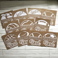Image 1 of Vinyl Decals (Sports and Clubs)