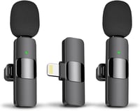 MAYBESTA Professional Wireless Lavalier Lapel Microphone for iPhone, iPad, and also USB C cordless 