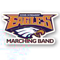 CCHS Screamin' Eagles Band Logo Sticker