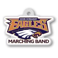 CCHS Screamin' Eagles Band Logo Acrylic Keychain