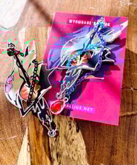 Image 1 of ffxiv dragoon enamel pin