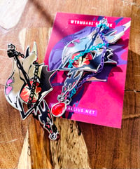 Image 1 of ffxiv dragoon enamel pin