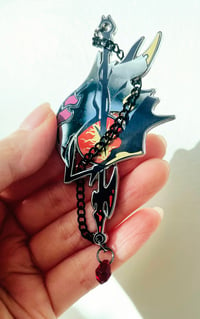 Image 4 of ffxiv dragoon enamel pin