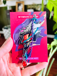 Image 3 of ffxiv dragoon enamel pin