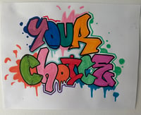 CUSTOM GRAFFITI ON THICK PAPER