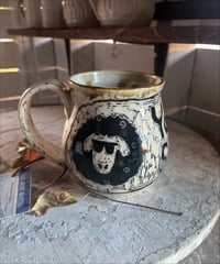 Image 1 of “BLACK SHEEP” HANDCRAFTED POTTERY MUG #8