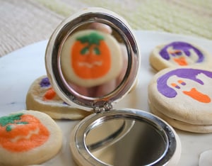 Image of Halloween cookie compact mirror ( preorders)