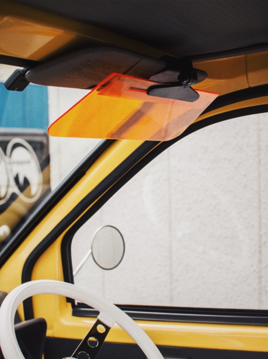 Mooneyes Transparent Sun Visor