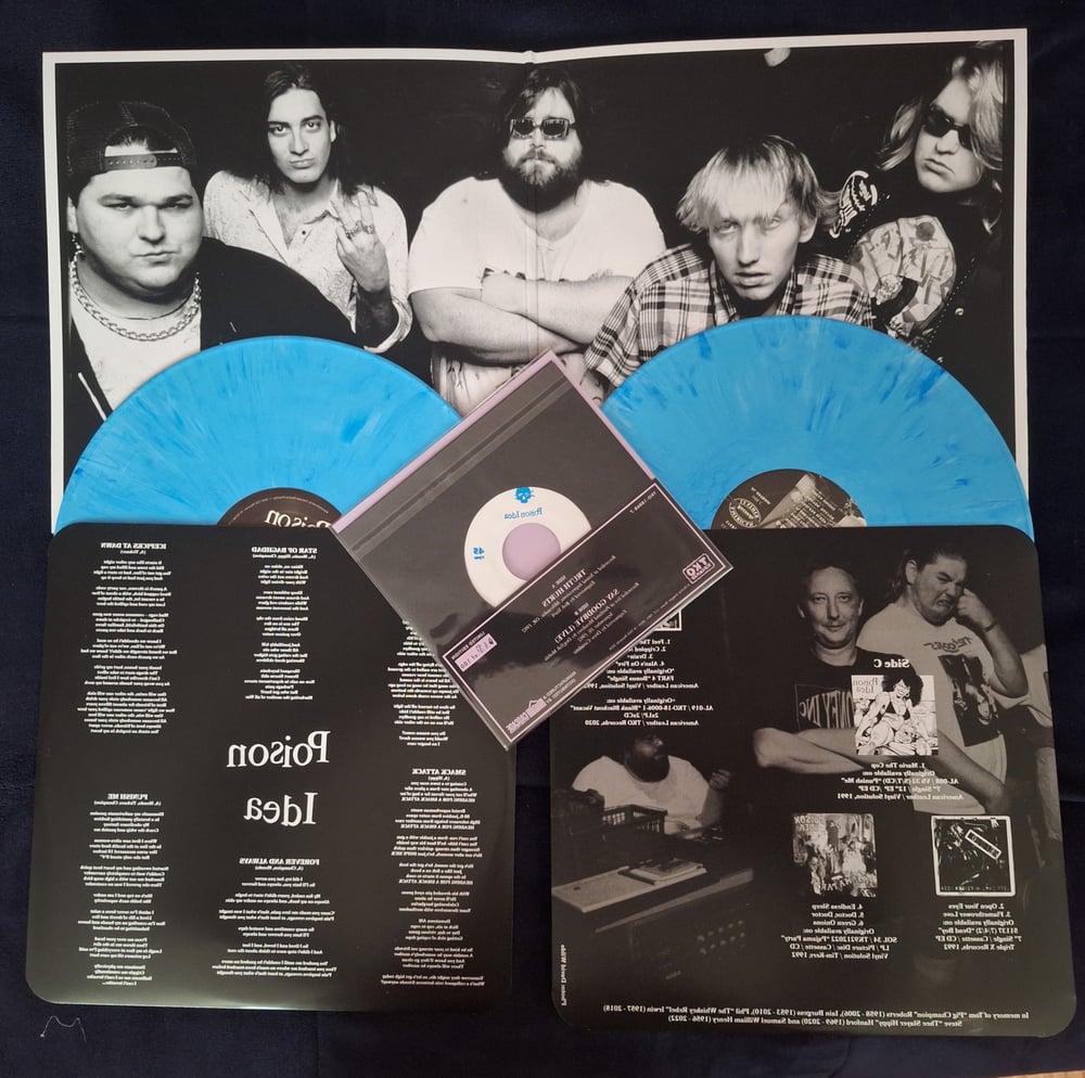 Image of BLANK BLACKOUT VACANT blue vinyl with 7 inch 