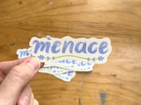 Image 1 of lavender menace sticker