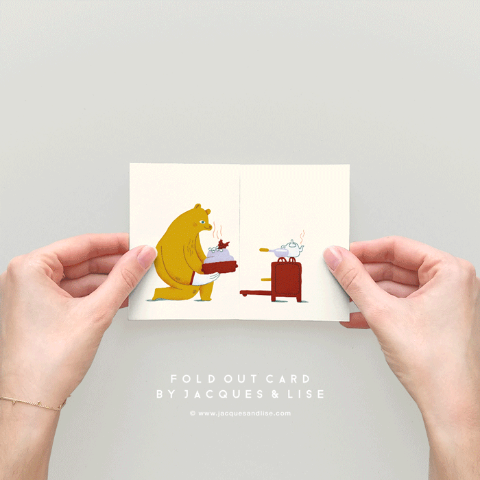 Image of Festive dinner card