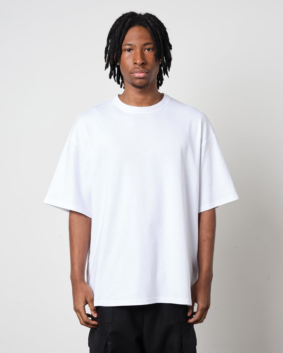 Image of White Signature Crewneck T-Shirt