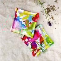 Image 1 of Watercolour Floral Lavender Bags