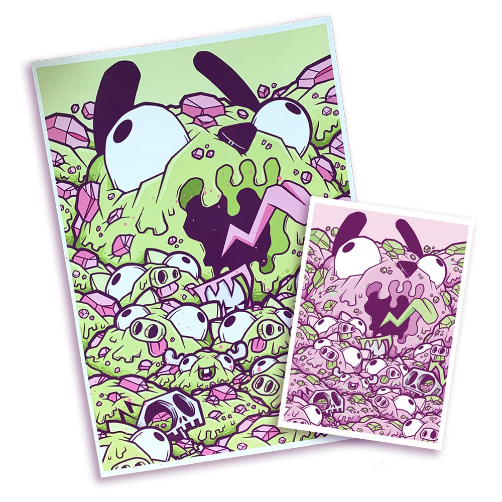 Image of Limited Edition Gir Scoop Print